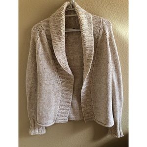 VINTAGE GAP TAN KNIT SWEATER/CARDIGAN XS